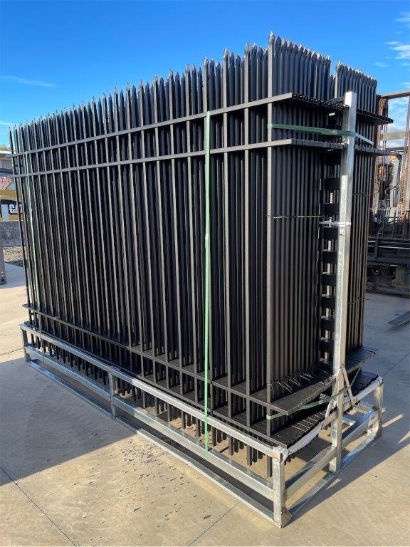 Quantity of 24 Wrought Iron Style Fence Panels(Unused)