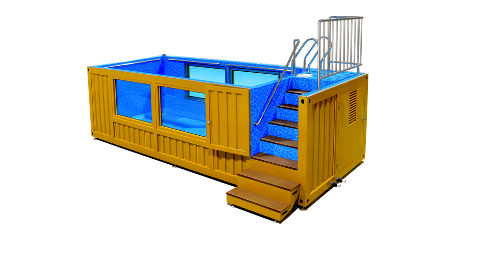 20ft Container Style Swimming Pool (Unused)