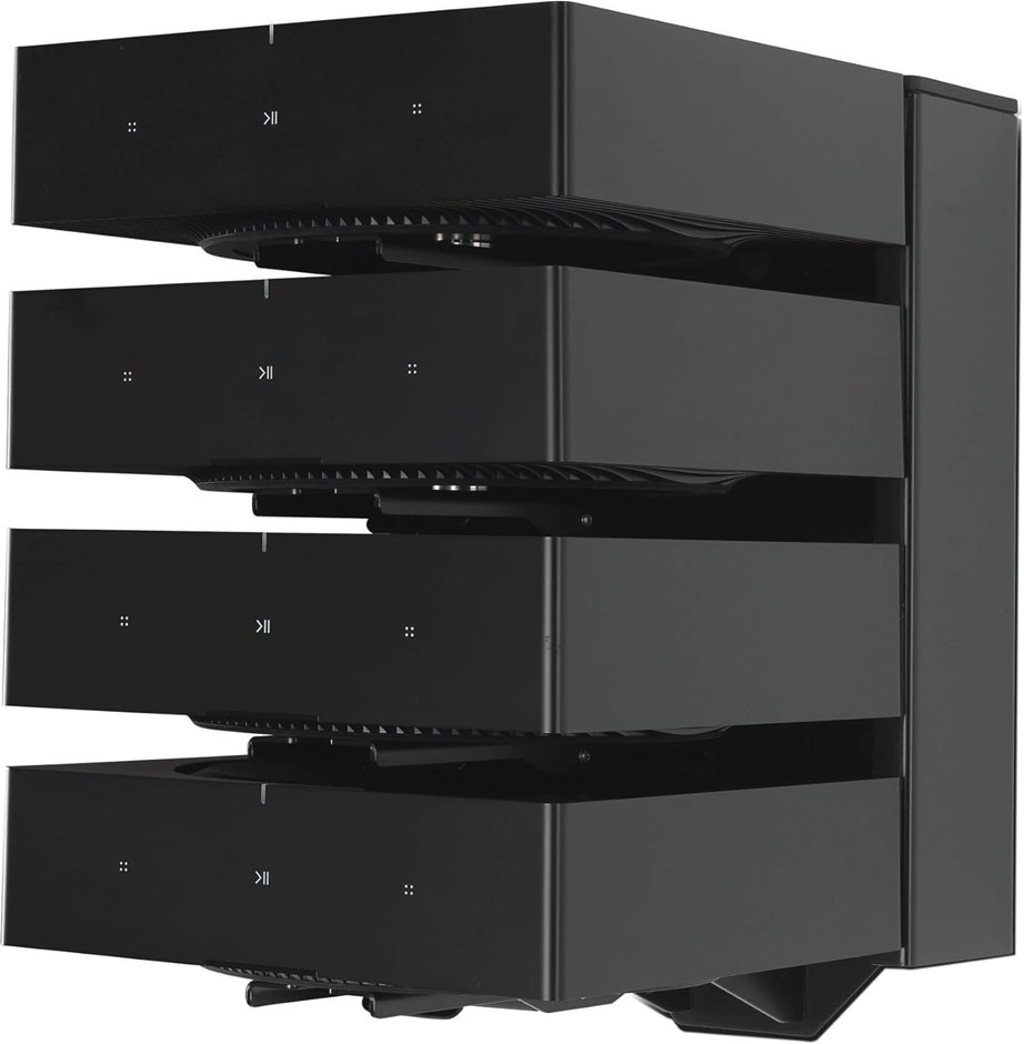 FLEXSON FLXSAX4DK1021 Dock for 4 Sonos Amps, Black