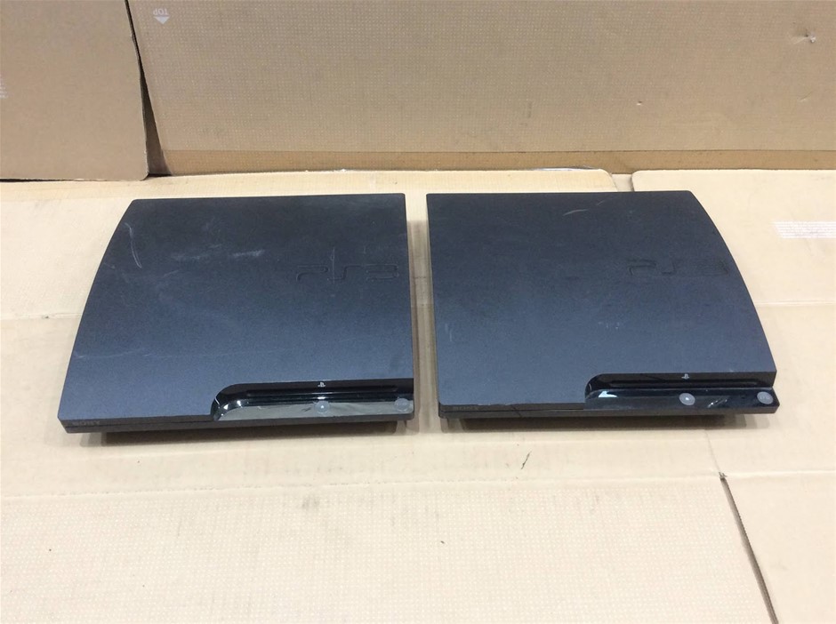 Sony PlayStation 3 CECH-2502A and CECH-2002A Video Game Console (Lot of 2)