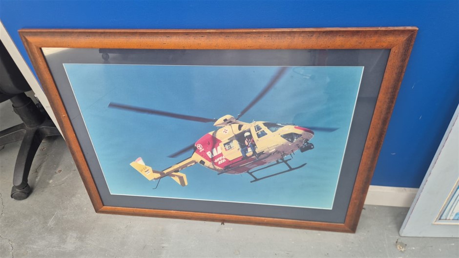 Helicopter Framed Picture