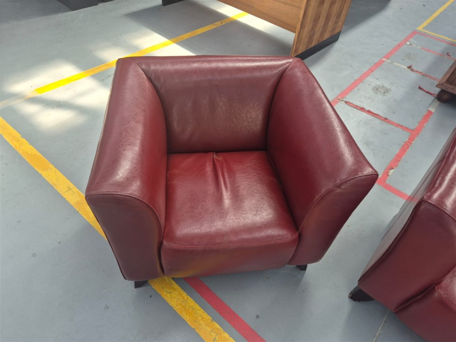 Faux Leather 3 Piece Lounge Suite