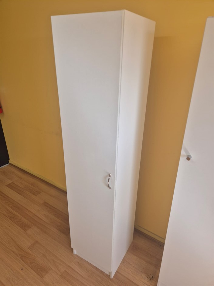 White Laminate Storage Cupboard