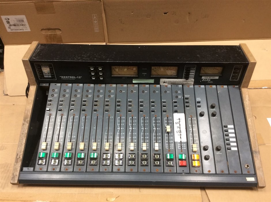 ELAN Audio Kestrel-12 Audio Mixing Console Auction (0013-2579263 ...