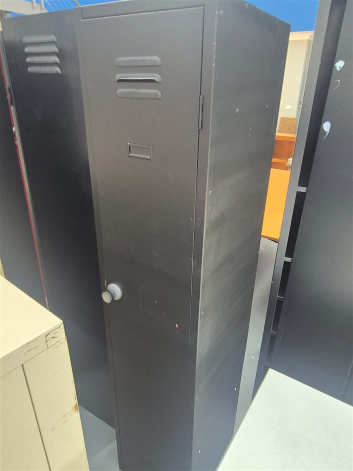 Black Steel Storage Cabinets