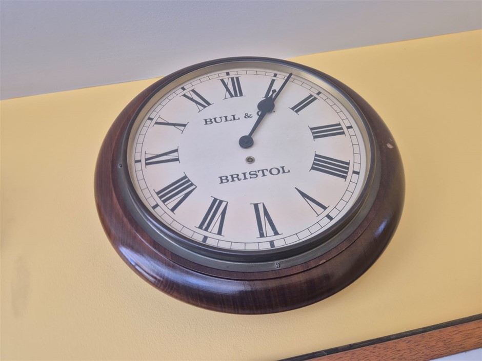Bull & Co Wall Clock Auction (0146-3036438) | Grays Australia