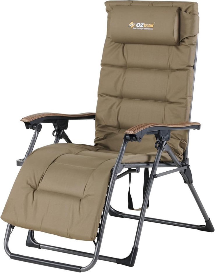 OZTRAIL Brampton Sun Lounge Chair.