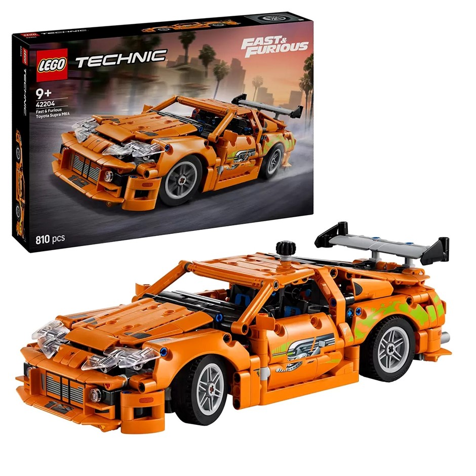 LEGO Technic Fast and Furious Toyota Supra MK4, 42204. NB: Not in original