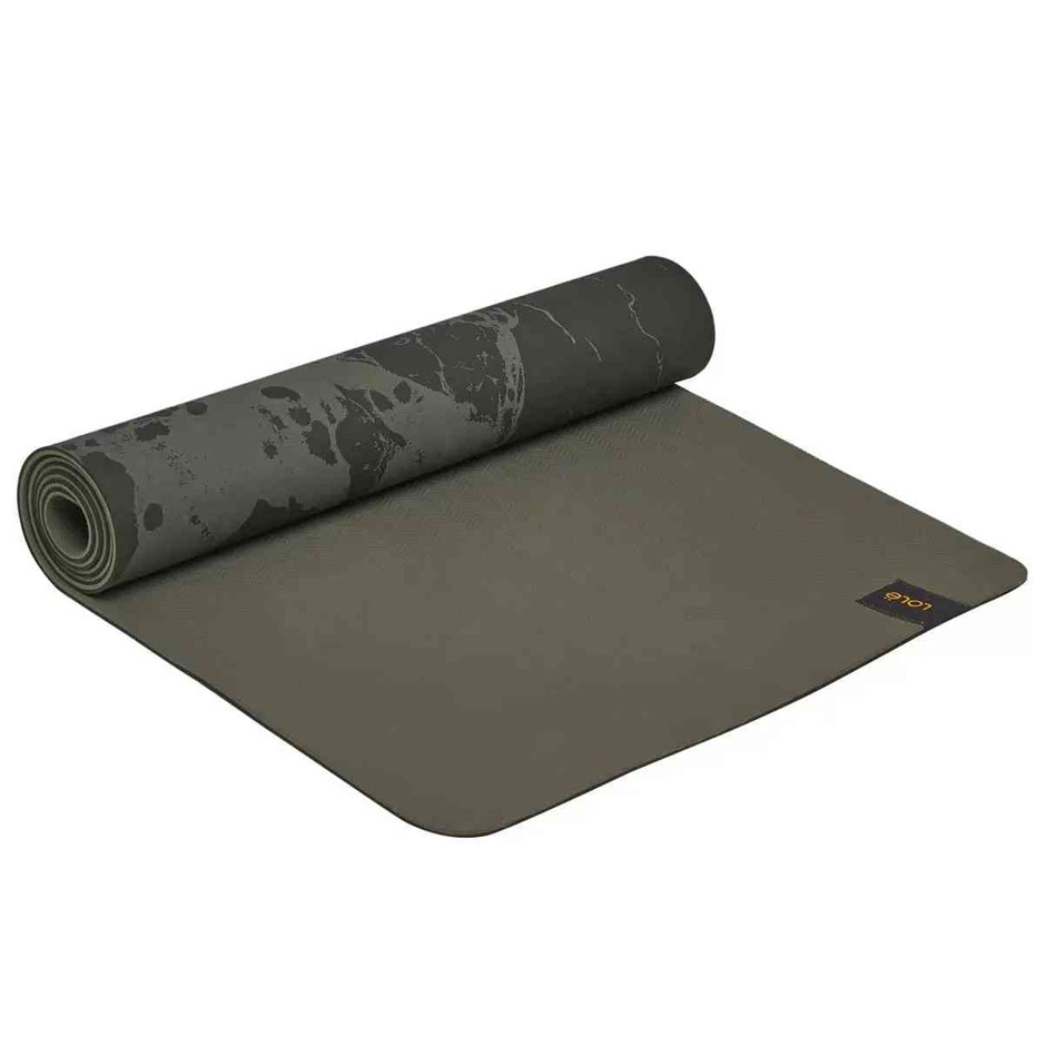 LOLE Yoga Mat With 2 In 1 Strap Olive Green