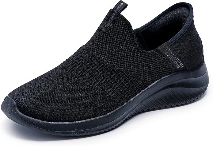 SKECHERS Ultra Flex 3.0 Cozy Streak Shoes, Size US6 / EU36, Black (BBK), 14