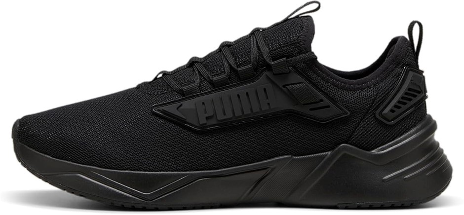 PUMA Unisex Retaliate 3 Shoes, Size US 10 / UK 9, Black. Buyers Note - Dis