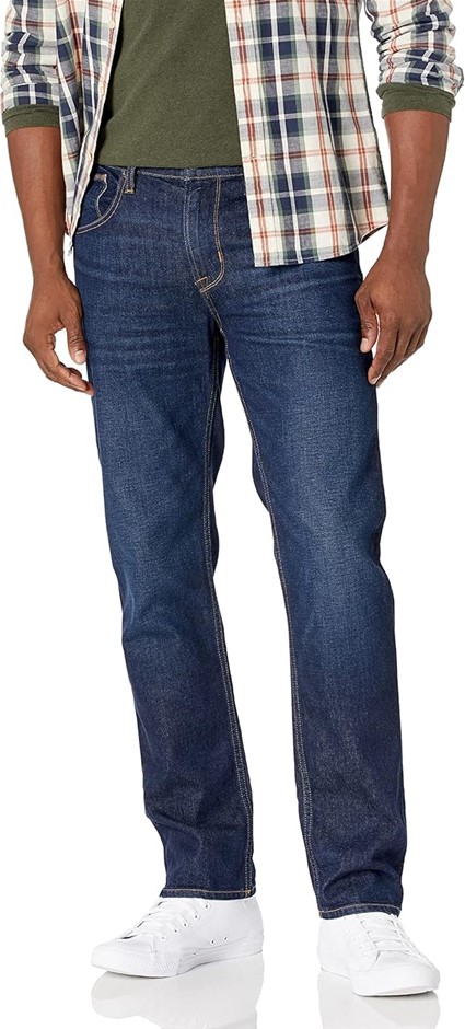 HUDSON Men's Byron Straight Jean, Size 33, Forum. RRP: $150. Buyers Note -