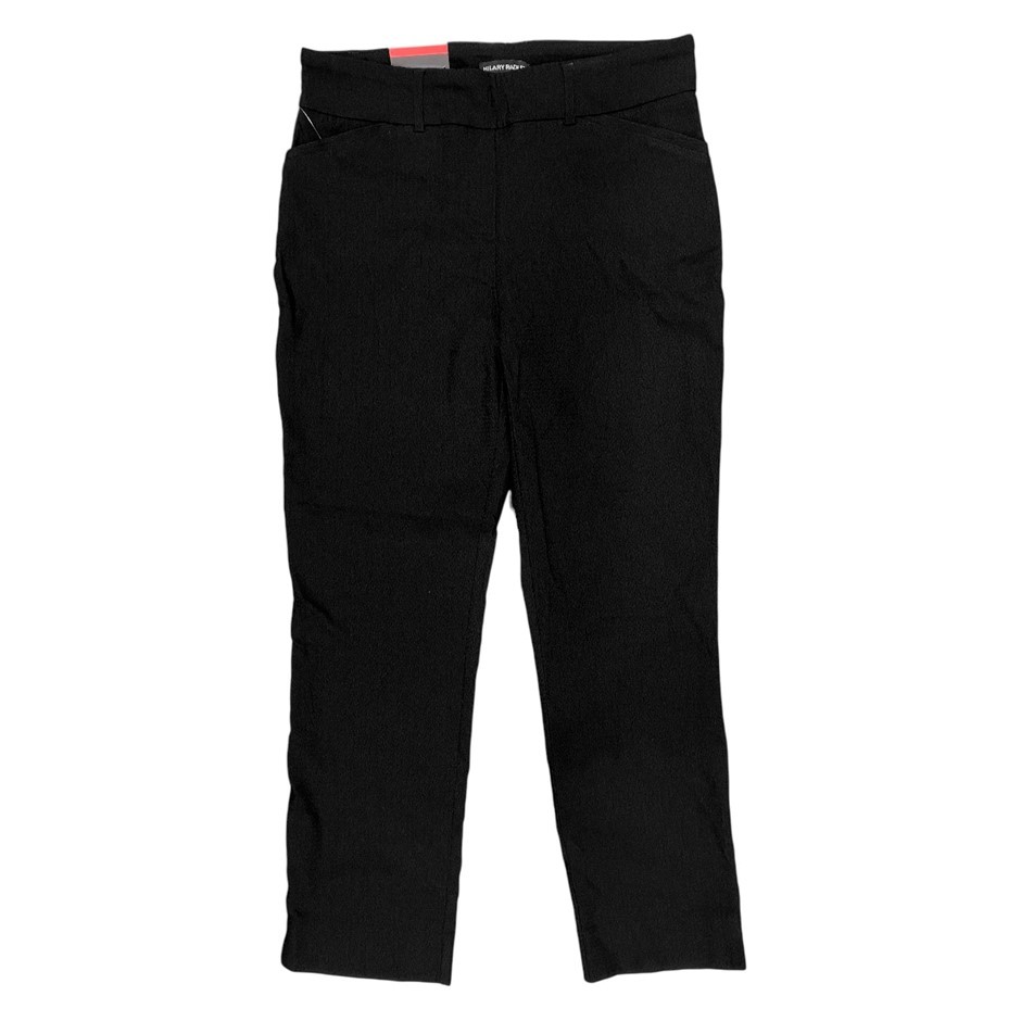HILARY RADLEY Women's Tummy Control Pant, Size S, Textured Black.
