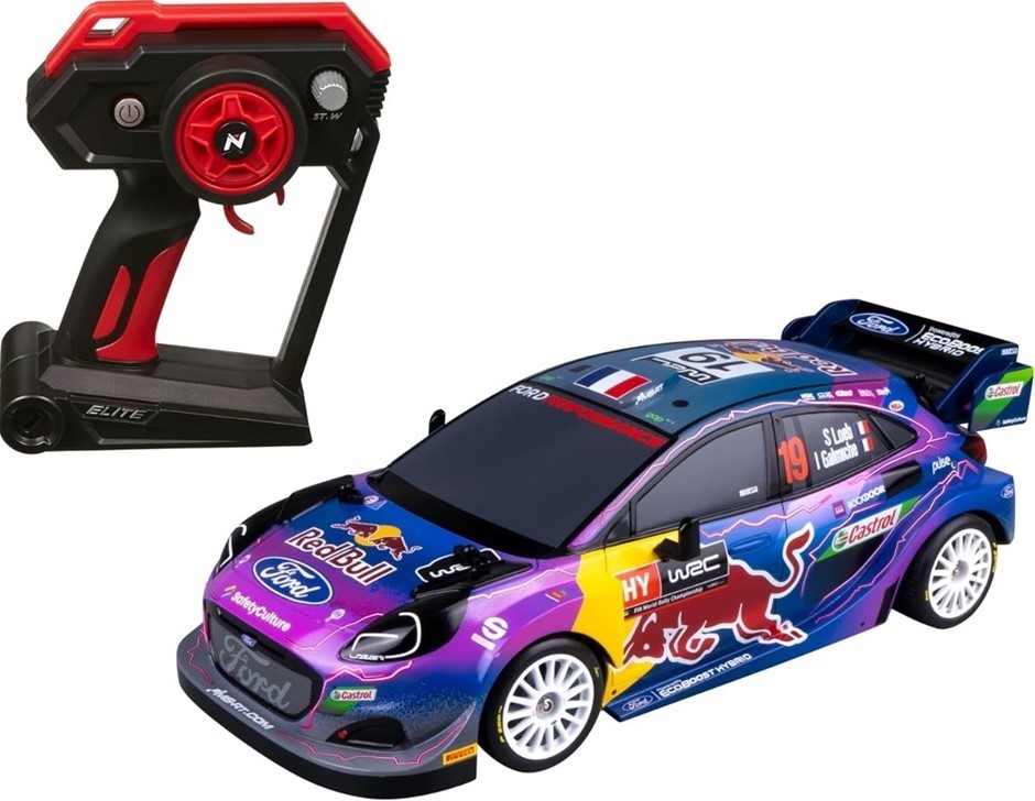 2 x NIKKO Radio Control Elite Race Car, Red Bull Ford. N.B: Used, not in or
