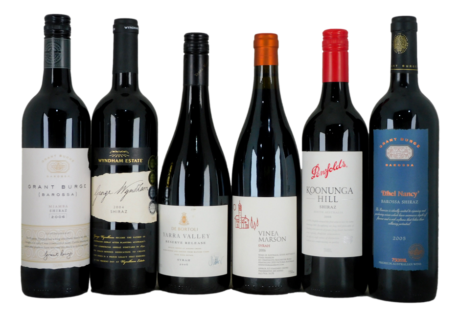 Pack of Assorted Red Wine (6x 750mL), Multi Region.