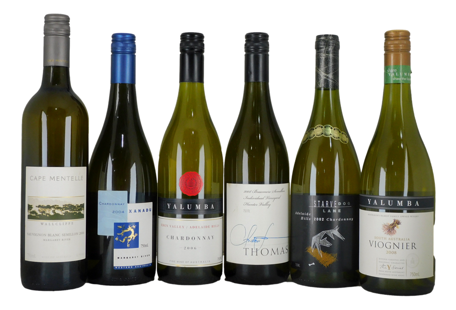 Pack of Assorted White Wine (6x 750mL), Multi Region.