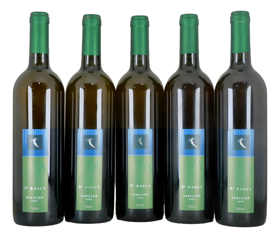 St Anne`s Semillon 2003 (5x 750mL), SEA