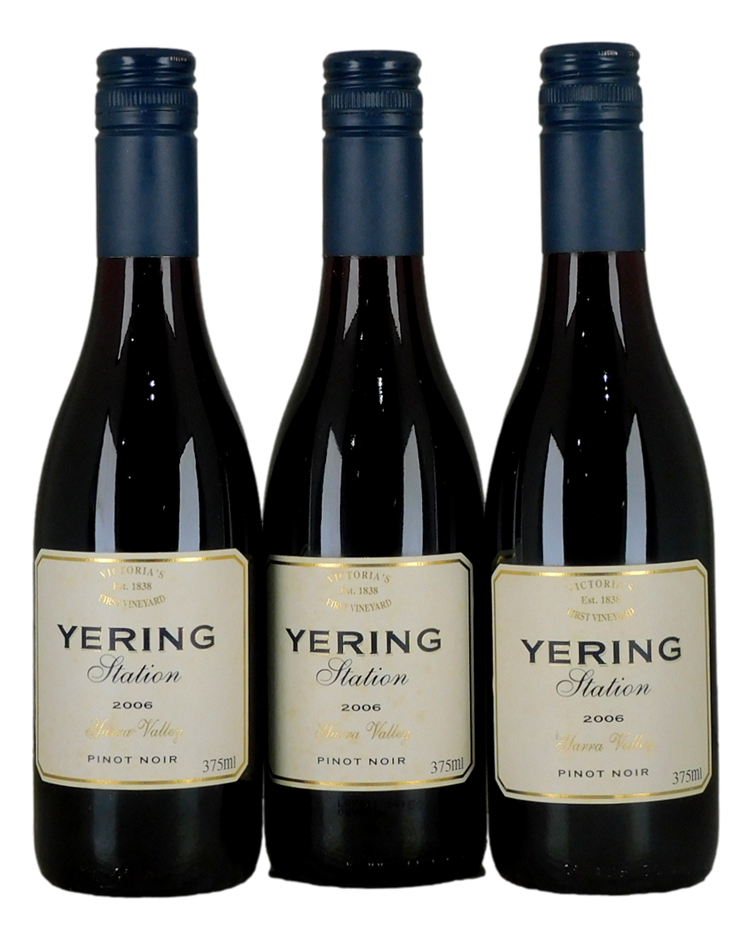 Yering Station Pinot Noir 2006 (3x 375mL), VIC.