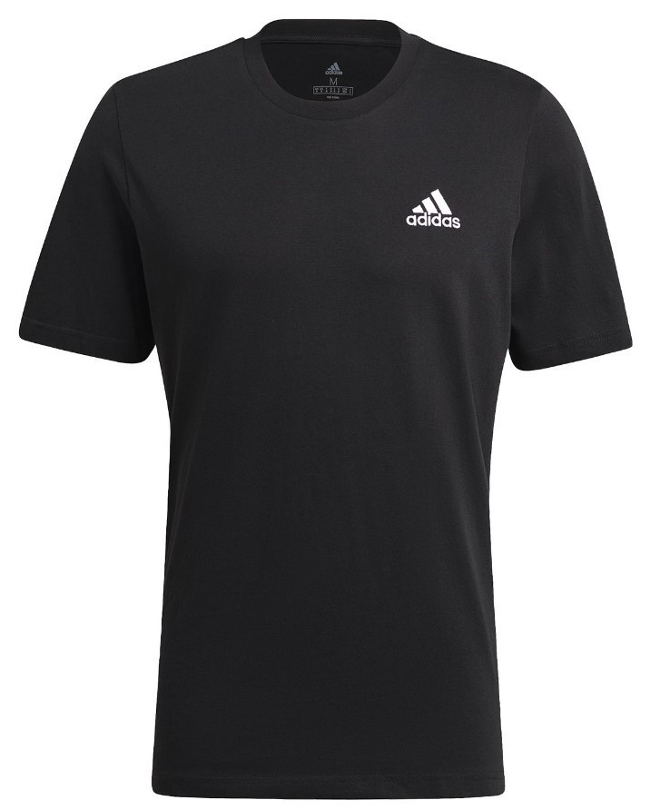 ADIDAS Men's SL SJ Tee, Size AU 2XL, 100% Cotton, Black, GK9639 (210389).