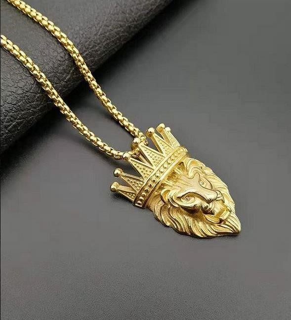 Italy 925 Silver Hip Hop Men's Necklace (Stamps)-Free Chain