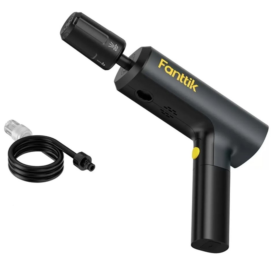 FANTTIK K100 Portable Cordless Electric Pressure Washer. NB: includes 1 acc