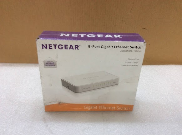 Netgear GS208 8-Port Gigabit Ethernet Switch New