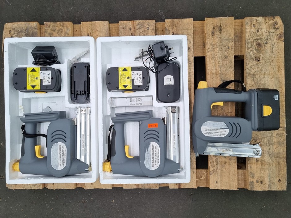 18V DC Cordless Nail Gun x 3 units