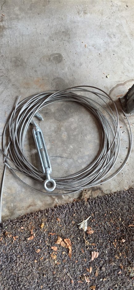 Stainless Steel Wire Offcut - 3mm C/W Turnbuckle Galvinated