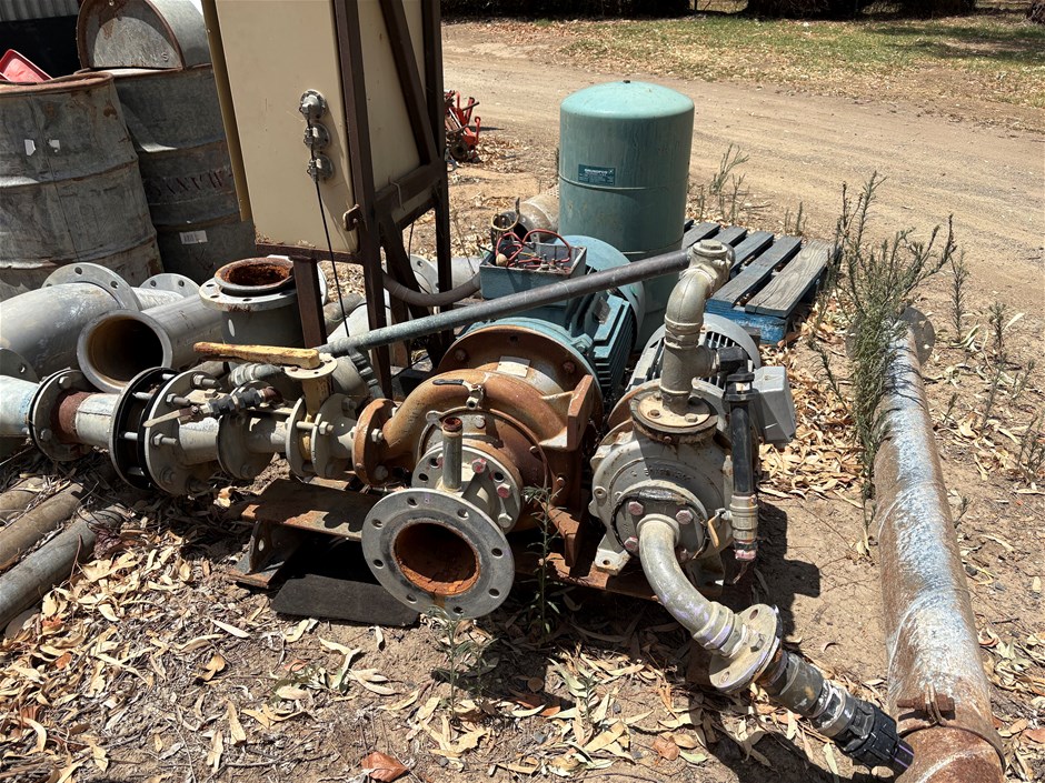 <p>Electric water pump and associated components </p>