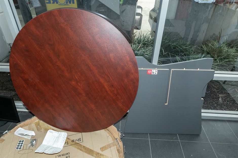 Circular Timber Table