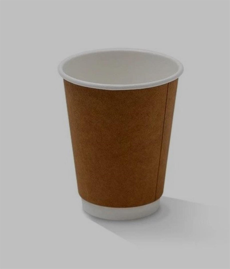 100x 16oz Double Wall Paper Cups
