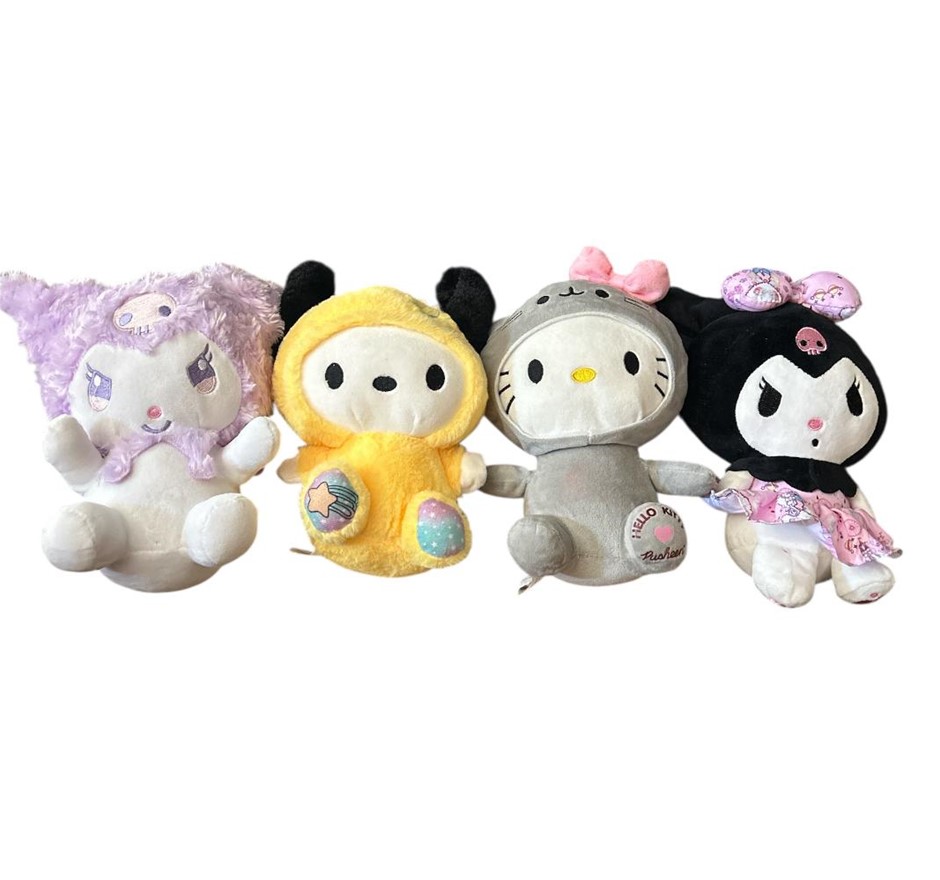 4x Kids Plush Toys