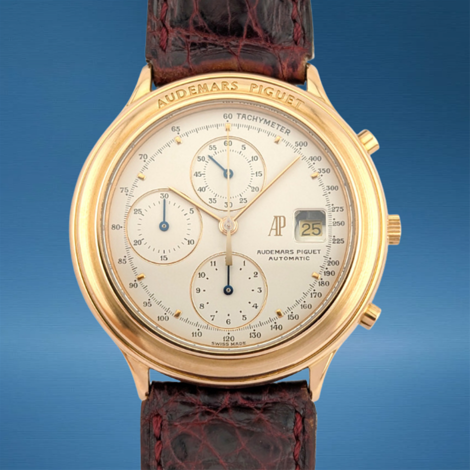 Audemars Piguet 25644 18k Rose Gold Huitième 40mm BxO & COA