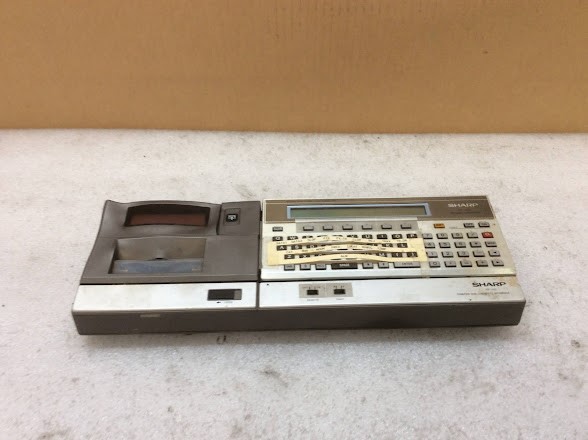 Sharp PC-1500 Pocket Computer w/ Sharp CE-150 Printer & Cassette Interface