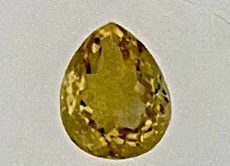17.48 carat natural citrine gemstone certified