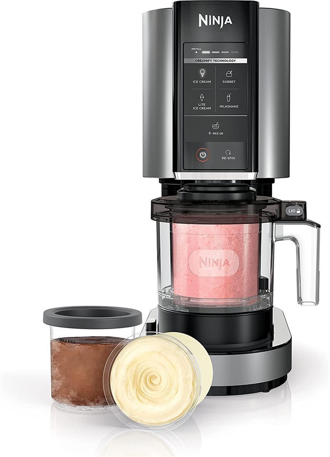 NINJA CREAMi Ice Cream Maker, Frozen Dessert Machine, Makes Icecream, Gelat