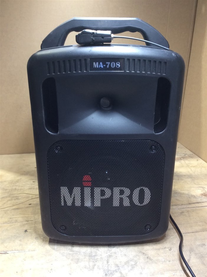 Mipro MA-708 Portable Wireless PA Speaker System and Mipro ACT-72T Bodypack