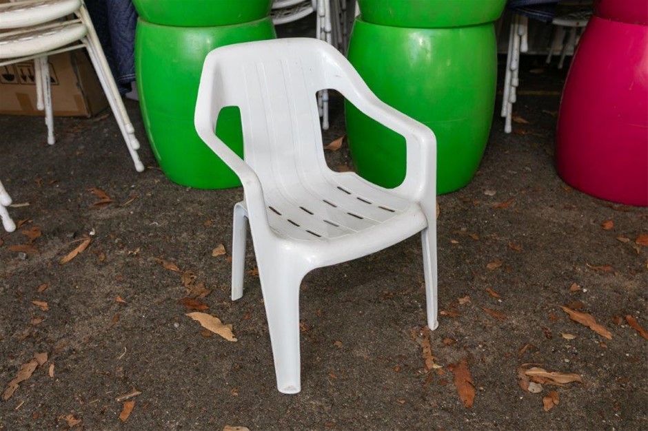 Kids Outdoor Moulded Arm Chairs
