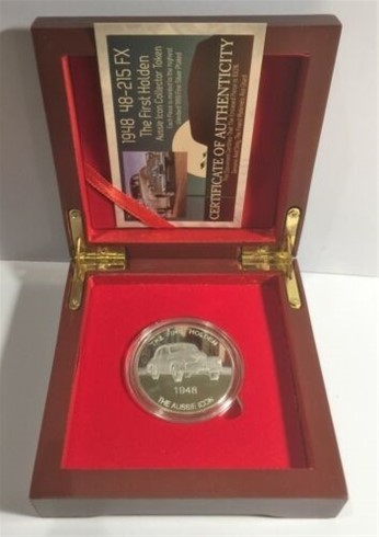 1 OZ 1948-215 FX, The First Holden Coin/token in 999 Fine Silver