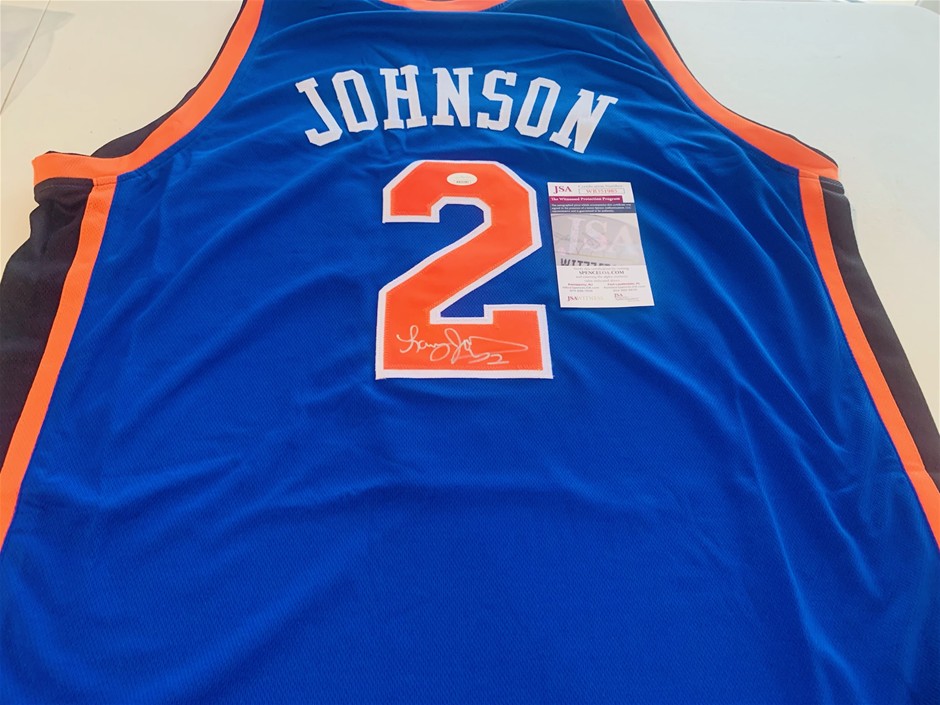 Larry Johnson Signed Jersey - JSA COA