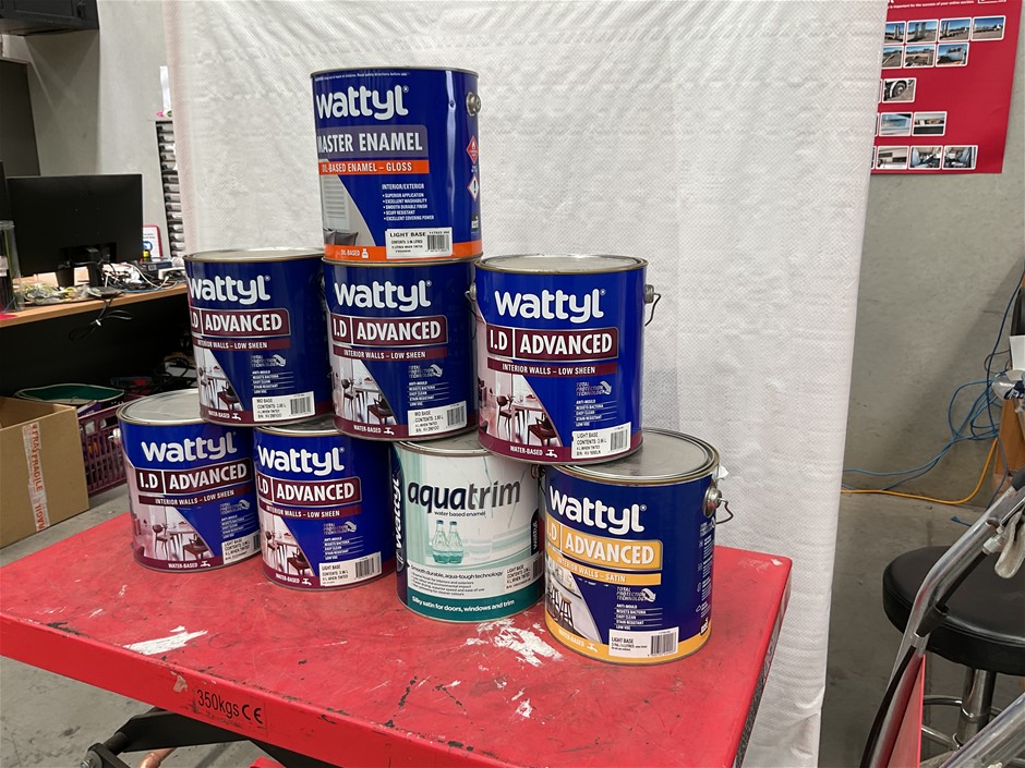 Assorted 4L Tins of Paint