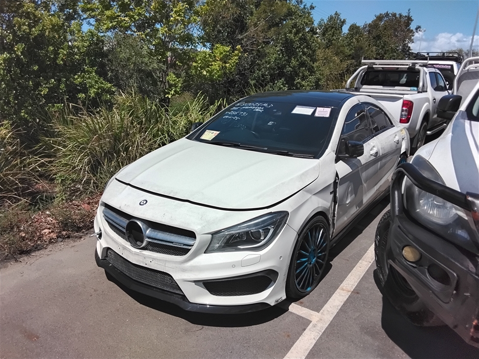 2015 Mercedes Benz CLA45 AMG AWD C117 7 Auto Coupe (WOVR - Repairable)