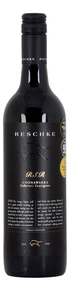 Reschke R.S.R Coonawarra Cabernet Sauvignon 2020 (6x 750mL), SA.