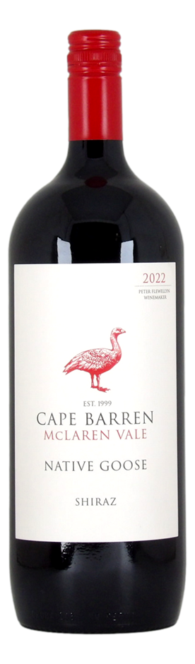 Cape Barren Shiraz Native Goose 2022 (1x 1.5L), SA.