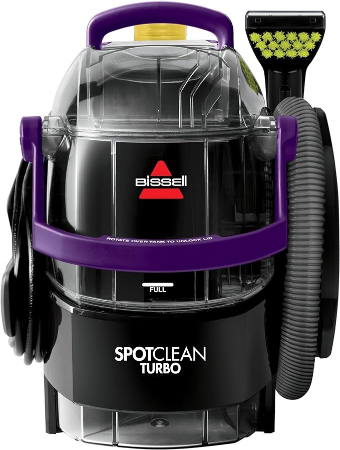 BISSELL SpotClean Turbo + Antibac 33862, Portable Carpet & Upholstery