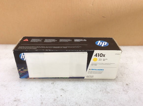 HP 410X CF412X Yellow Toner Cartridge New