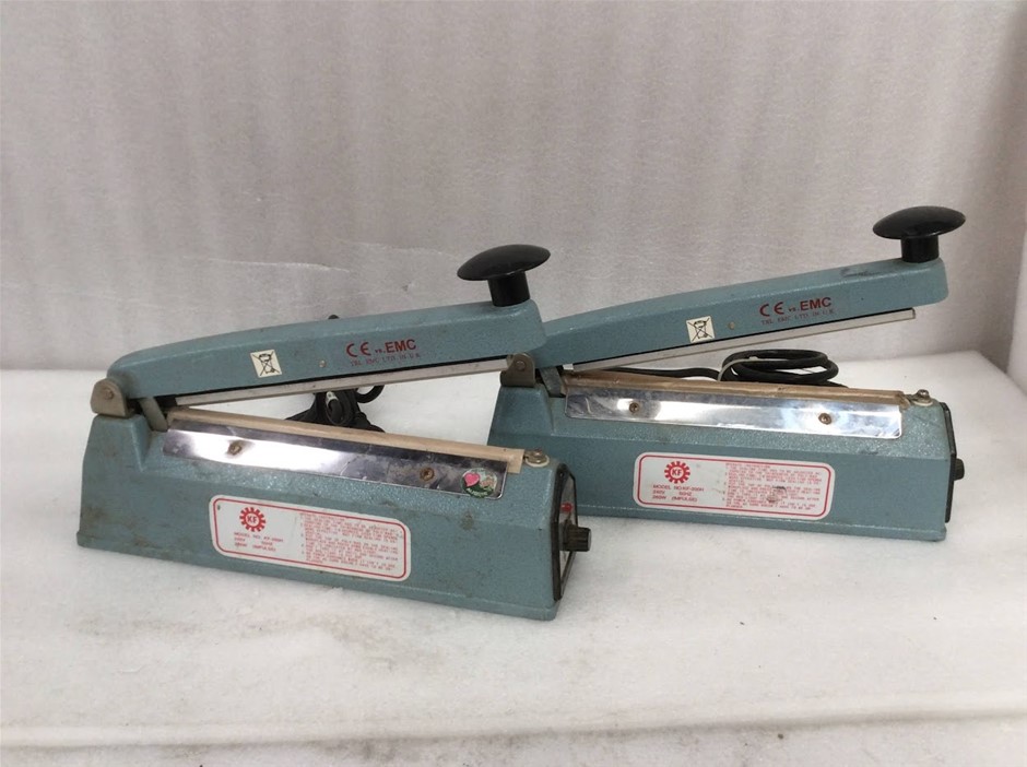 KF KF-200H Impulse Heat Sealer (Lot of 2)