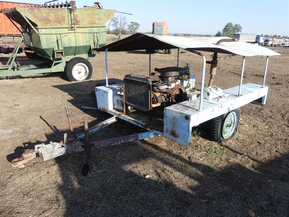 <B>Tractapac Petrol Powered Welder Generator (Trailerable)</B>