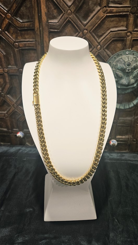 18k Italy Stamped  Yellow Gold Filled Chain-Quality Guarantee-70cm