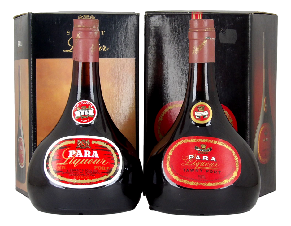 Seppelt Para Liqueur Port No.113/115 Old Liqueur Port (2x 750mL), SA.